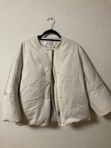 Auie F 노카라 다운 자켓 사이즈 38