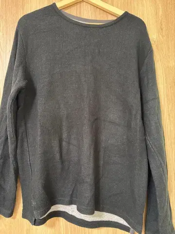 그린 라벨 릴랙싱 그레이 블랙 남성용 니트 M