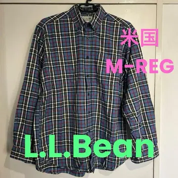 엘엘빈 스코치 플래드 플란넬 셔츠 미국 M-REG