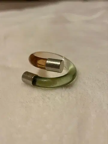 dr.jimmy 아크릴 반지 브라운 그린