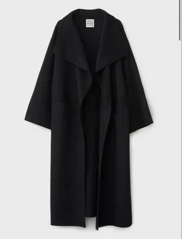 새상품급 TOTEME Annecy coat Black XS