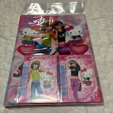 미개봉 새상품 카드 파일 헬로키티 오샤레마녀 러브앤베리