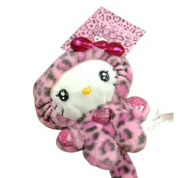 [ 새상품 ] 갸루 키티 레오파드 무늬 마스코트 홀더
