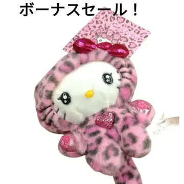 [ 새상품 ] 갸루 키티 레오파드 무늬 마스코트 홀더