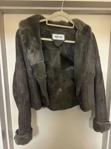 ISOTOPE 무스탕 자켓 F 사이즈