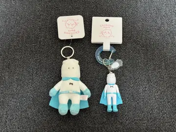 미사용 새상품 [치이카와 파크 공식] 무챠우맨 피규어 키링