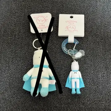 미사용 새상품 [치이카와 파크 공식] 무챠우맨 피규어 키링