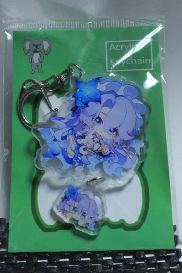 명조 칸타렐라 아크릴 키체인 키링