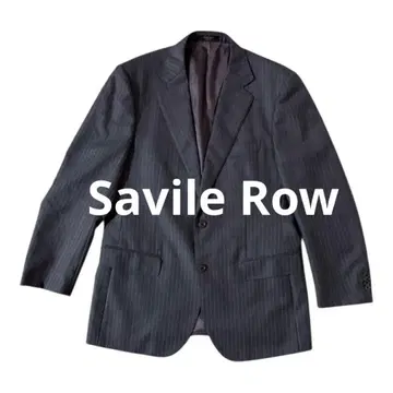 새빌로우 브리타니아 스트라이프 테일러드 자켓 그레이 L