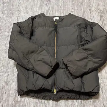 URBAN RESEARCH DOORS 블랙 충전솜 노카라 자켓