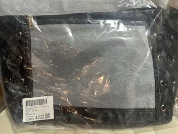 새상품 위고 레이스업 이타백 S 사이즈 새틴 블랙 택 포함