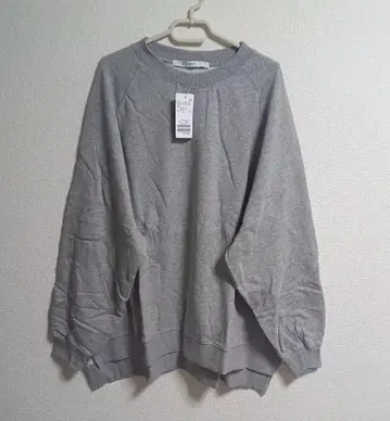 새상품 가격표 포함 프레임워크 래글런 판초 맨투맨 그레이