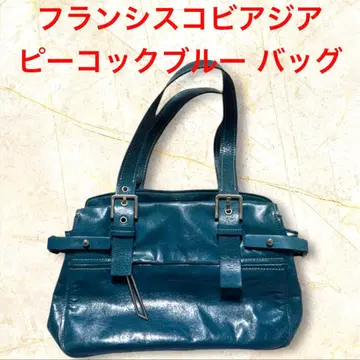 프란체스코 비아시아 공작 파랑 francesco biasia 핸드백