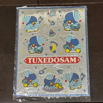 [ 미사용 레어 ] 산리오 턱시도샘 씰