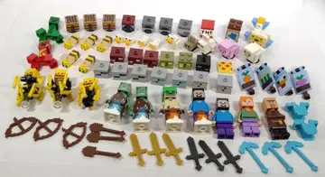 레고 마인크래프트 미니 피규어 9개 애니멀 폭발 크리퍼 외 정품