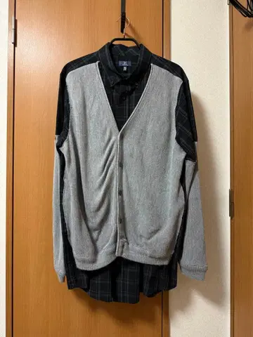 CTHY 구제 의류 리메이크 도킹 셔츠 2xl