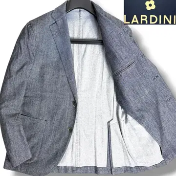 J7293 새상품급 라르디니 울 플란넬 샴브레이 자켓 50