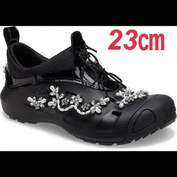 Simone Rocha x Crocs 블랙 23cm