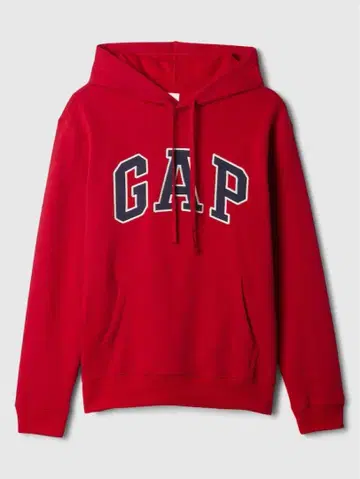 GAP 빨간색 후드 부착 후드티 ( L )