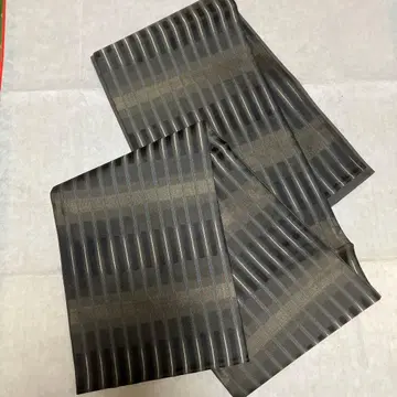 오비 브라운 x 블랙 x 화이트 줄무늬 미사용