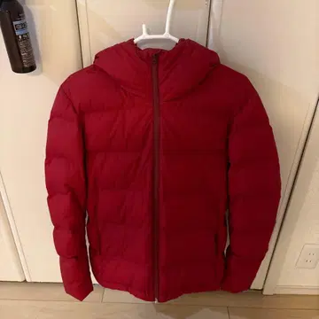 UNIQLO 경량 다운 자켓 S 레드