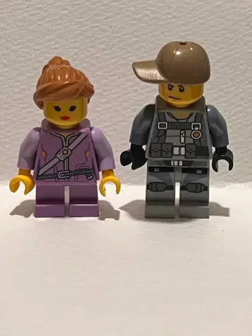 레고 미니피규어 남녀 세트