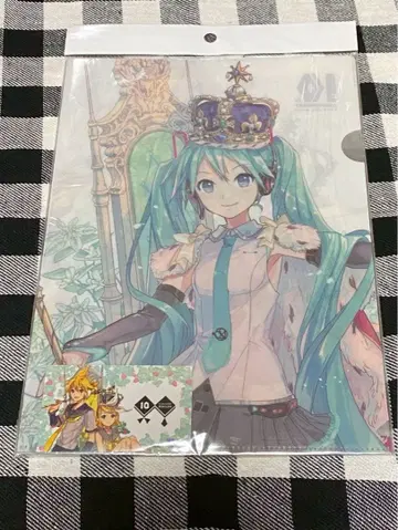 하츠네 미쿠 카가미네 린 카가미네 렌 10주년 클리어 파일 스티커