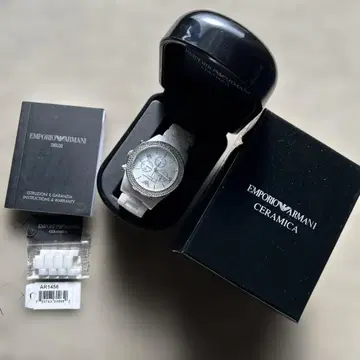 EMPORIO ARMANI CERAMICA 화이트 손목시계