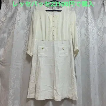 새상품 레쎄 파쎄 화이트 원피스