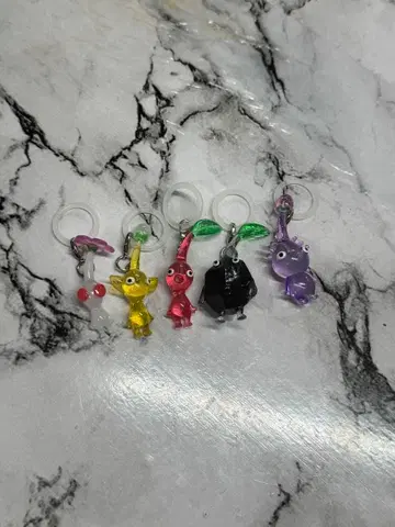 피크민 메지루시 키링 5개 세트