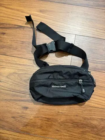 mont-bell 바디백 웨스트 파우치 블랙