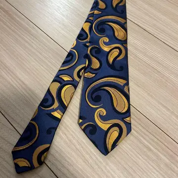 [새상품급] 이탈리아제 Global Style 페이즐리 무늬 고급 넥타이
