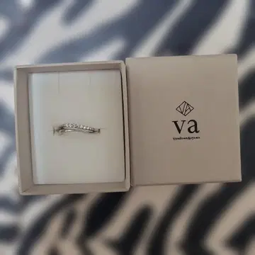 va 실버 반지 목걸이 세트