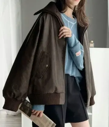 Java 페이크 가죽 자켓