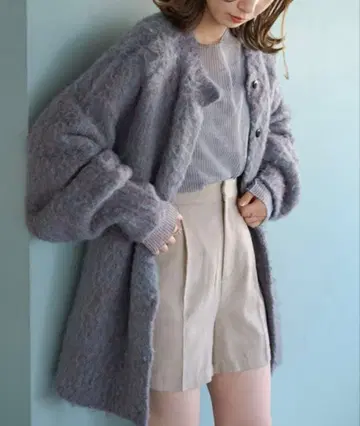 kastane 코드 끈 포함 MIX 기모 가운