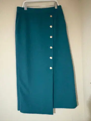 APARTBY 아파트바이 롱 스커트 L 사이즈 블루 그린