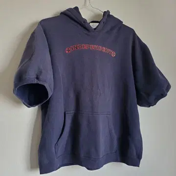 90s 짧은 기장 넓은 소매 INDEPENDENT 빈티지 후드티 NHS
