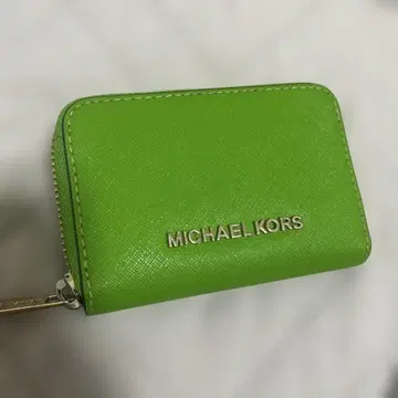 MICHAEL KORS 그린 코인 케이스
