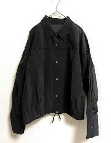 그린 라벨 릴랙싱 드로스트 시어 셔츠 블랙