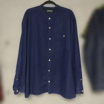 ORVIS 네이비 버튼다운 셔츠