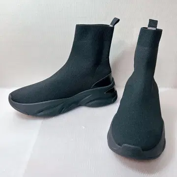 미사용급 25cm 플러스 다이애나 +diana 니트 부츠 삭스 부츠 블랙