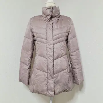 노브랜드 다운 코트 자켓 [ M ] 라벤더 후드 없음