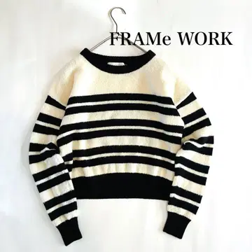 프레임워크 니트 크루넥 풀오버 보더