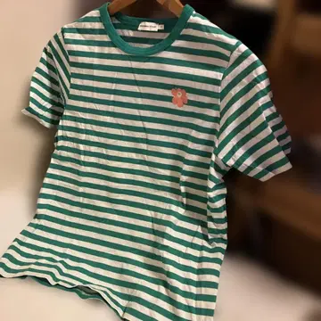 마리메꼬 보더 반팔 티셔츠