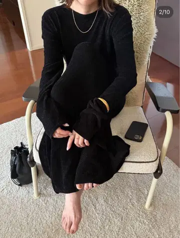 (im)perf. 클래식 니트 드레스 미사용 새상품 완판템