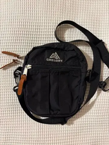 그레고리 숄더백 블랙