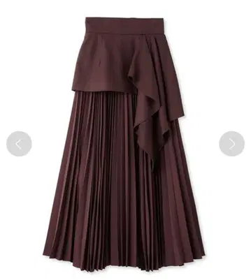 SNIDEL 스위칭 플리츠 스커트