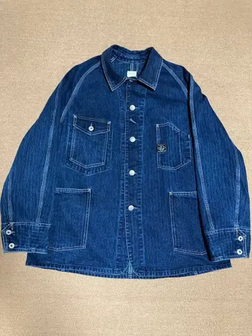 포스트 오버올즈 헤링본 커버올 포스트 오버올즈