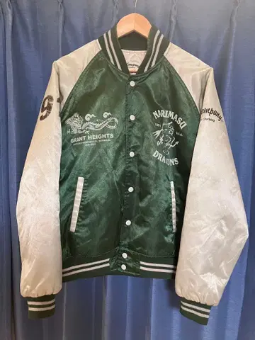 테드맨 새틴 충전솜 스타디움 점퍼 XL