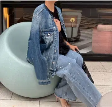 myine 데님 자켓